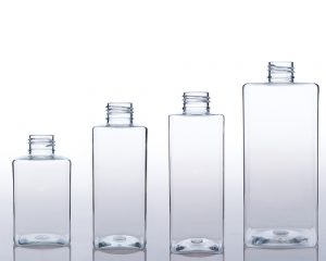 clear Square PET bottles series 5, 30oz, 150ml, 60oz, 180ml, 6.7oz, 200ml, 15.3oz, 460ml, BT24-150-4, BT24-180-4, BT24-200-4, BT24-460-1