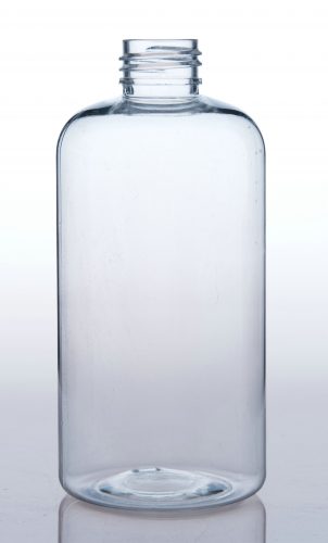 BT24-300-5, 300ml 10oz hand body wash round clear PET bottle