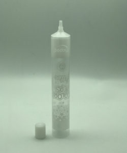 Dia25mm cosmetics tube with needle nose nozzle, stand up