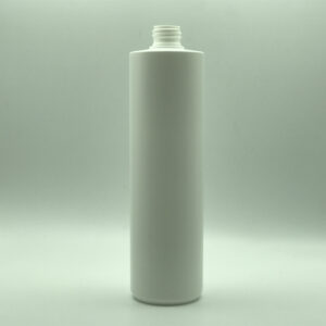 BE24-500-2, 500ml, 16.67oz body lotion wash, hair wash conditional white cyliner HDPE botlte