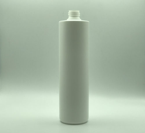 BE24-500-2, 500ml, 16.67oz body lotion wash, hair wash conditional white cyliner HDPE botlte
