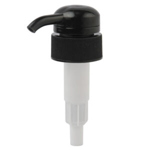 BP-06 28/410 32/410 black ribbed lotion pump