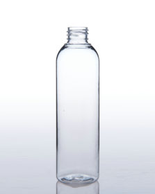 BT20-120-1, 120ml 4oz antibacterial gel and sanitizer cosmo round PET bottle