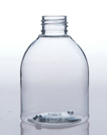 BT24-170-2, 170ml 5.67oz boston round hand wash cleaner PET bottle