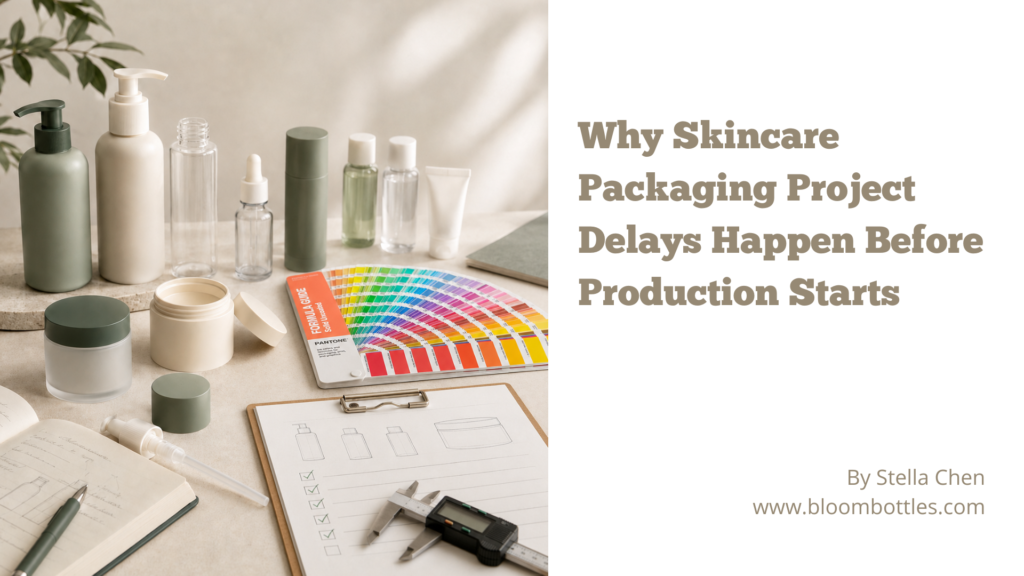 Why Skincare Packaging Project Delays Happen Before Production Starts